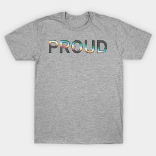 Proud (Disability Pride Colors) T-Shirt